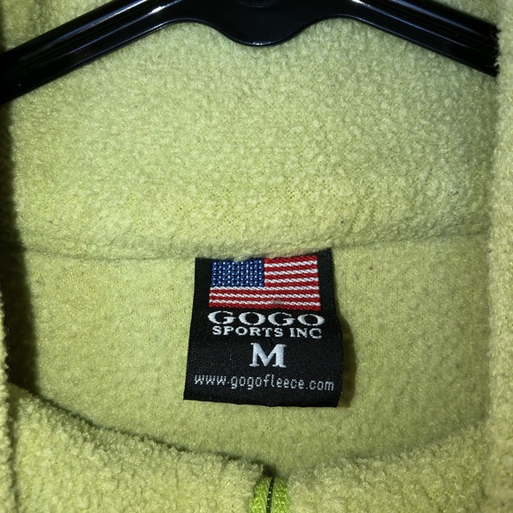 light green “monterey bay california” fuzzy zip up - Picture 5 of 6